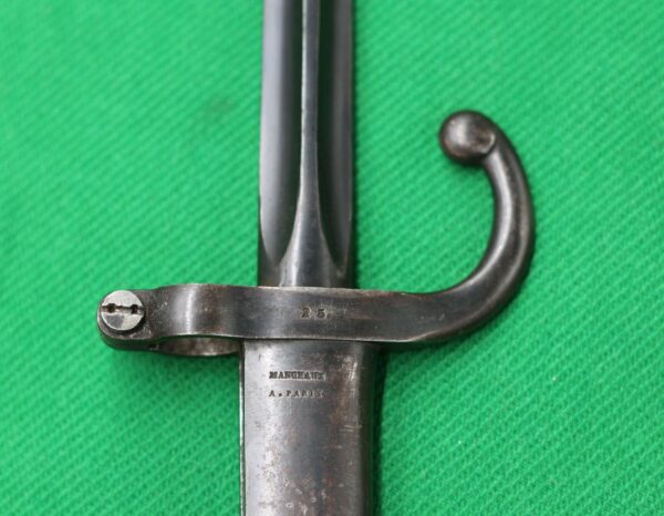 Manceaux experimental steel hilt epee with quillon