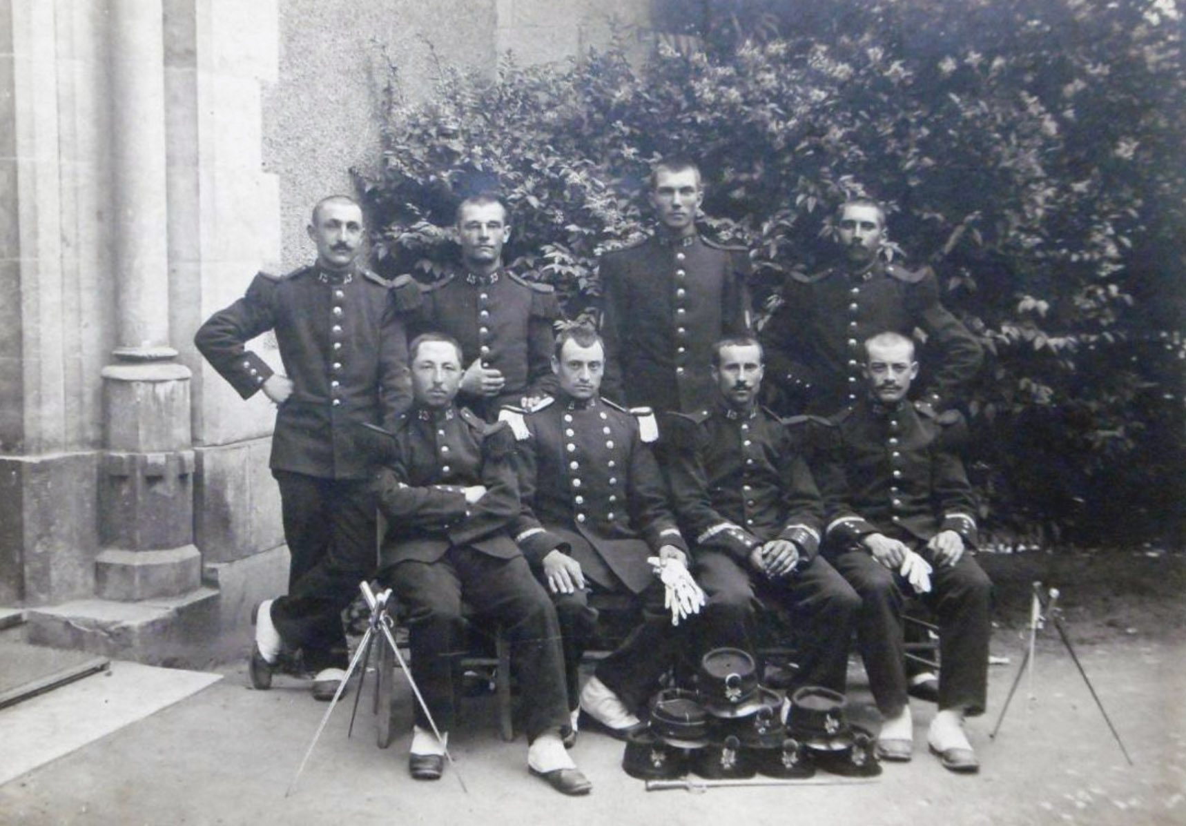 Group of French soldiers with Lebels