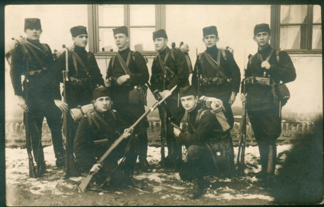 Serbian soldiers WWI